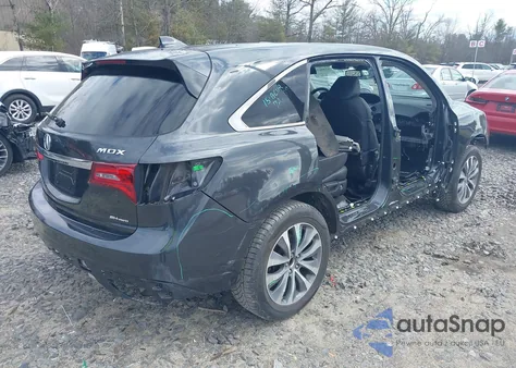 2015 Acura Mdx Technology Package z USA, uszkodzony, nr VIN 5FRYD4H46FB001393